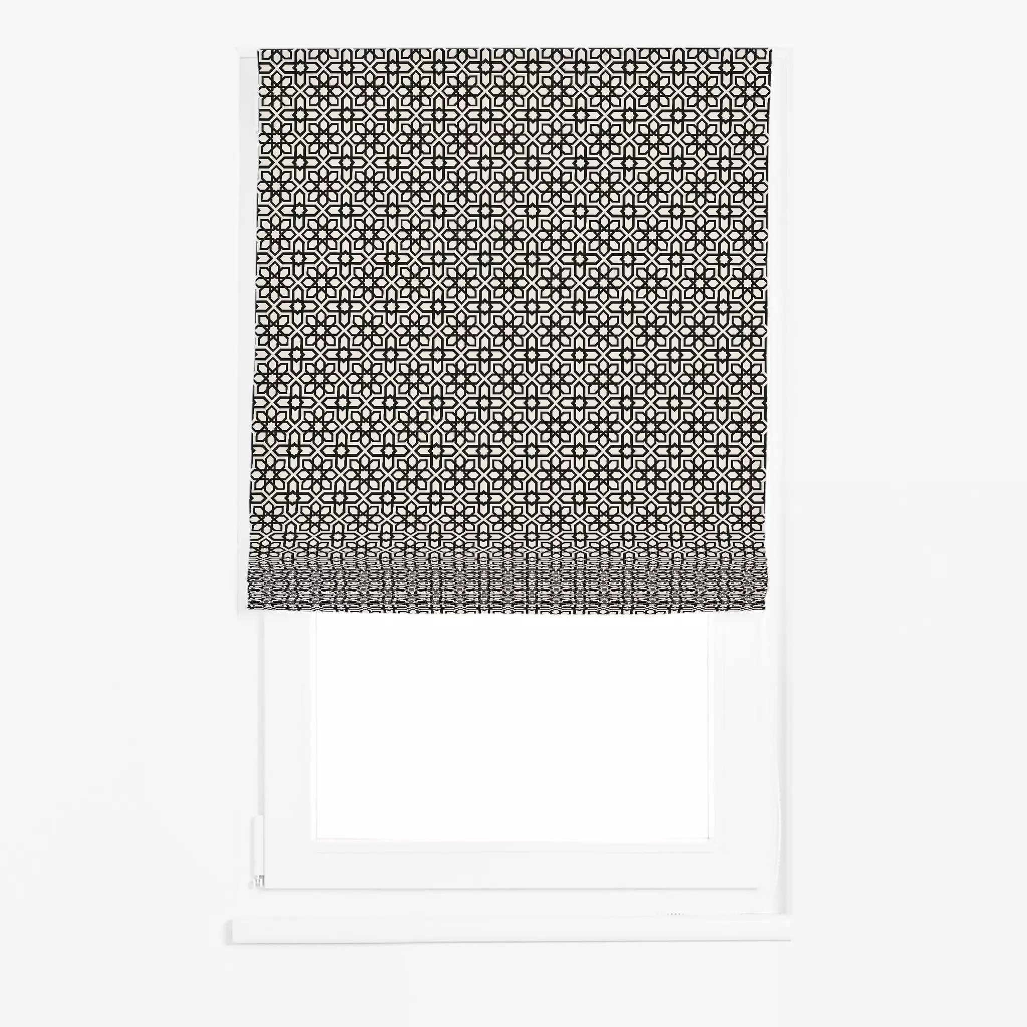 Raffrollo Boho Tile black Boho Tile black