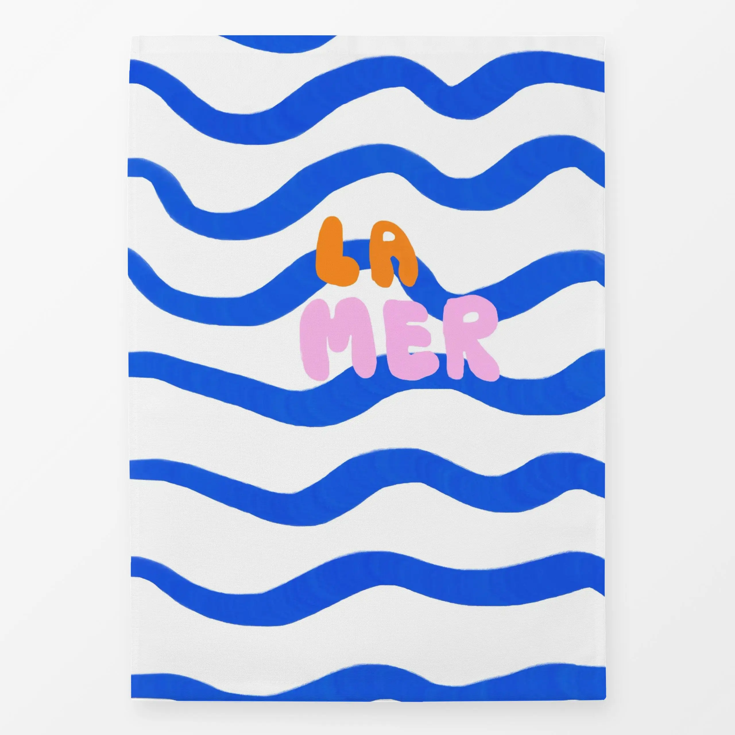 Geschirrtücher LA MER - Sommer, Sprüche & Schriftzüge - von „Ute Arnold"; Wasser, Meer, Schwimmen, Sommer, summer, Summerfee...