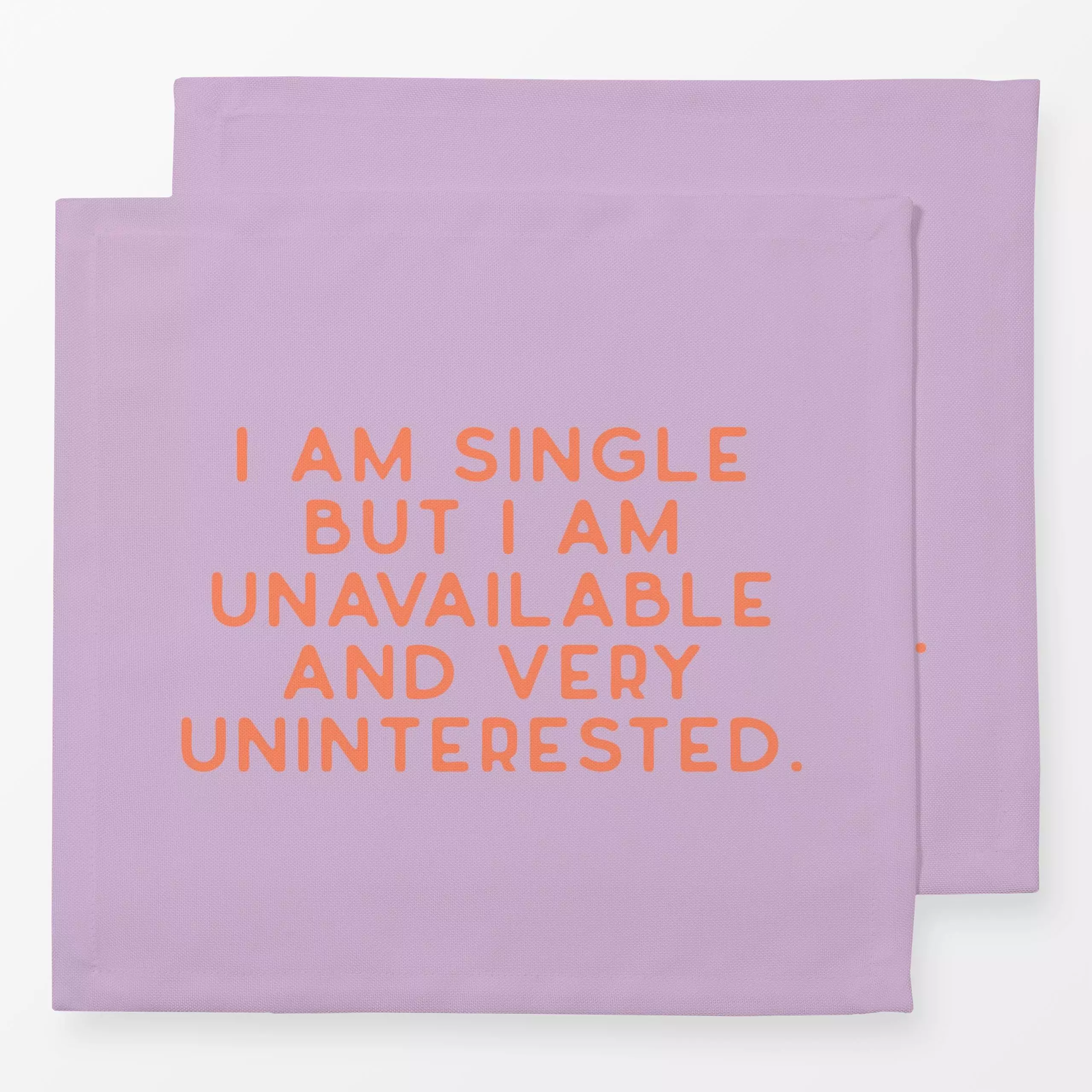 Servietten Single - Sprüche & Schriftzüge - von „Kruth Design"; Lustig, Geschenk, witzig, geschenkidee, freundlich, freundin...