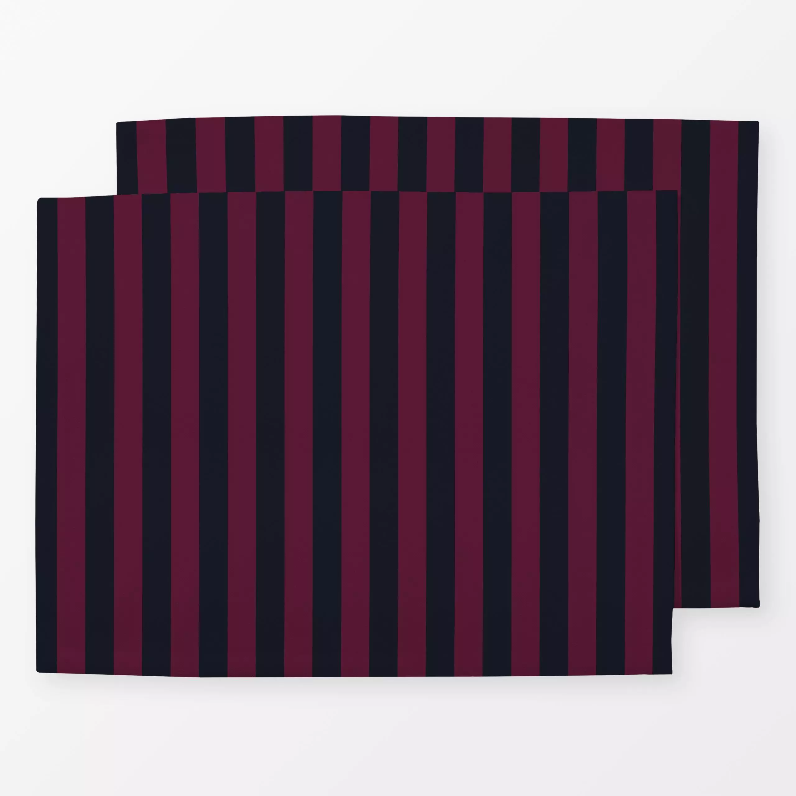 Tischset Striped Burgund Red Blue - Symbole & Muster - von „Studio ROSAGRAU"; Streifen, Winter, rot, Weihnachtsdeko, weihnac...