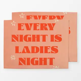 Tischset Lady Night Orange