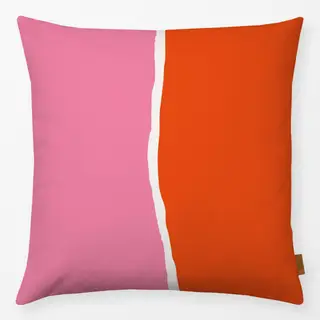 Kissen Paper Cut pink orange