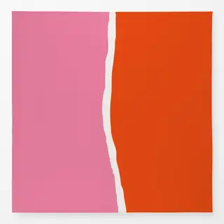Tischdecke Paper Cut pink orange