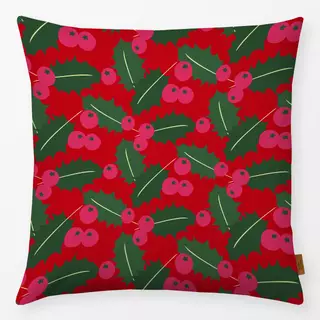 Kissen Ilex Rot