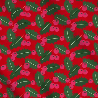 Meterware Ilex Rot