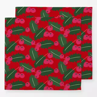 Servietten Ilex Rot