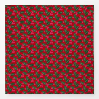 Tischdecke Ilex Rot