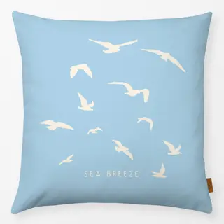 Kissen Sea Breeze With Flying Birds