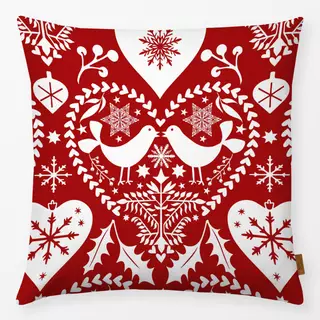 Kissen Nordic Noel White Red