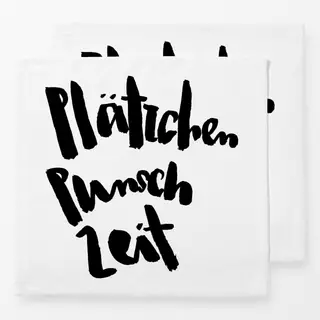 Servietten Plätzchen Punsch Zeit