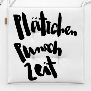 Sitzkissen Plätzchen Punsch Zeit