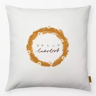Kissen Hallo Herbst Getreidekranz