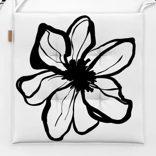 Sitzkissen Ink Flower