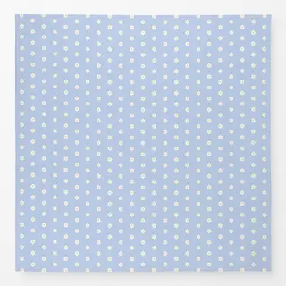 Tischdecke Osterglocken Muster blau