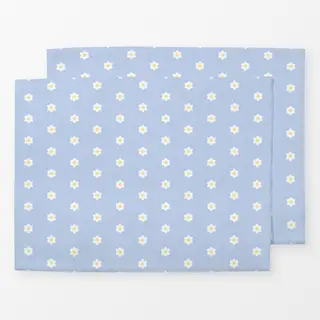Tischset Osterglocken Muster blau