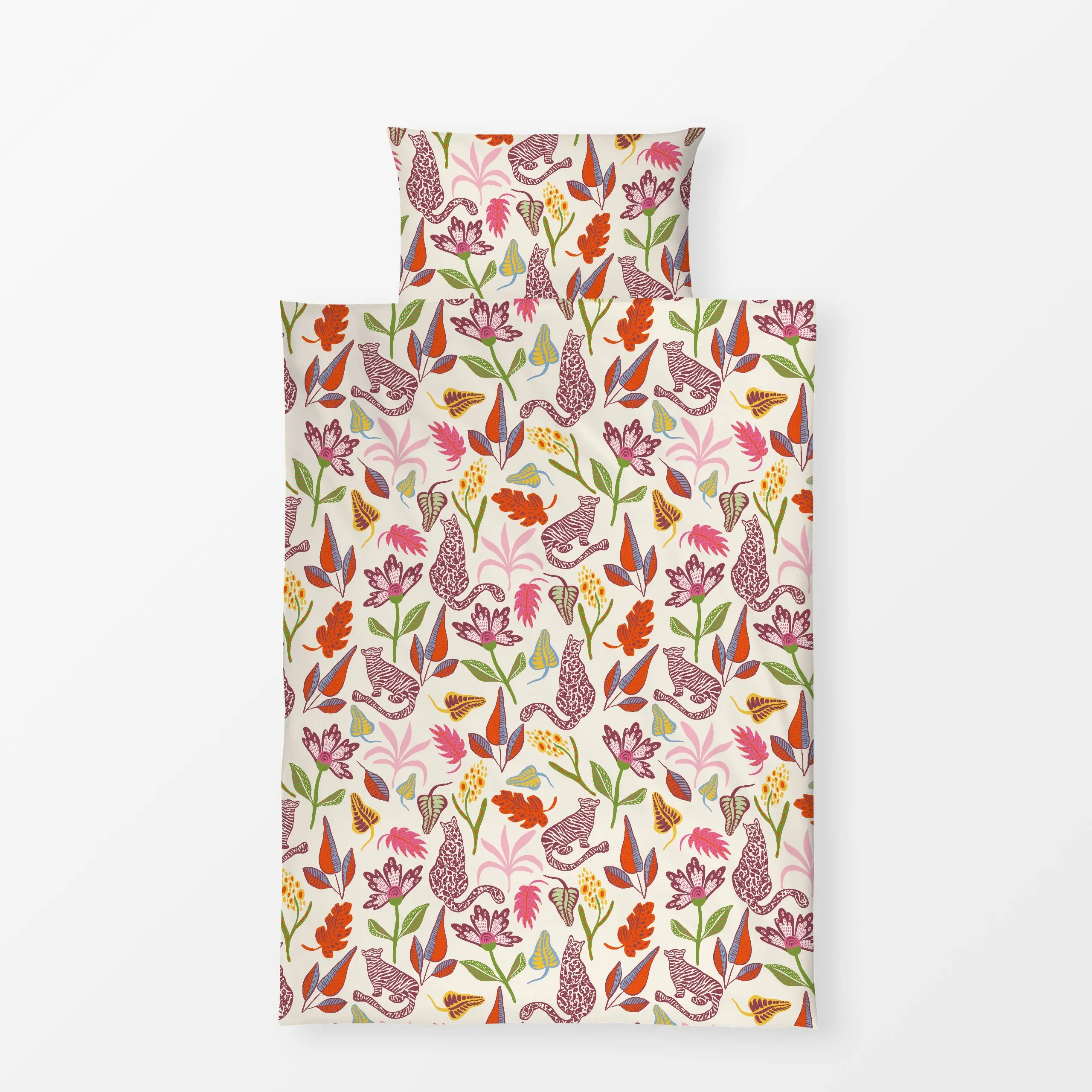 Bettwäsche Wildlife Jungle Animal - Blumen & Florales, Tiere, Symbole & Muster - von „Patries Elisabeth"; Tiger, Wildtiere, ...