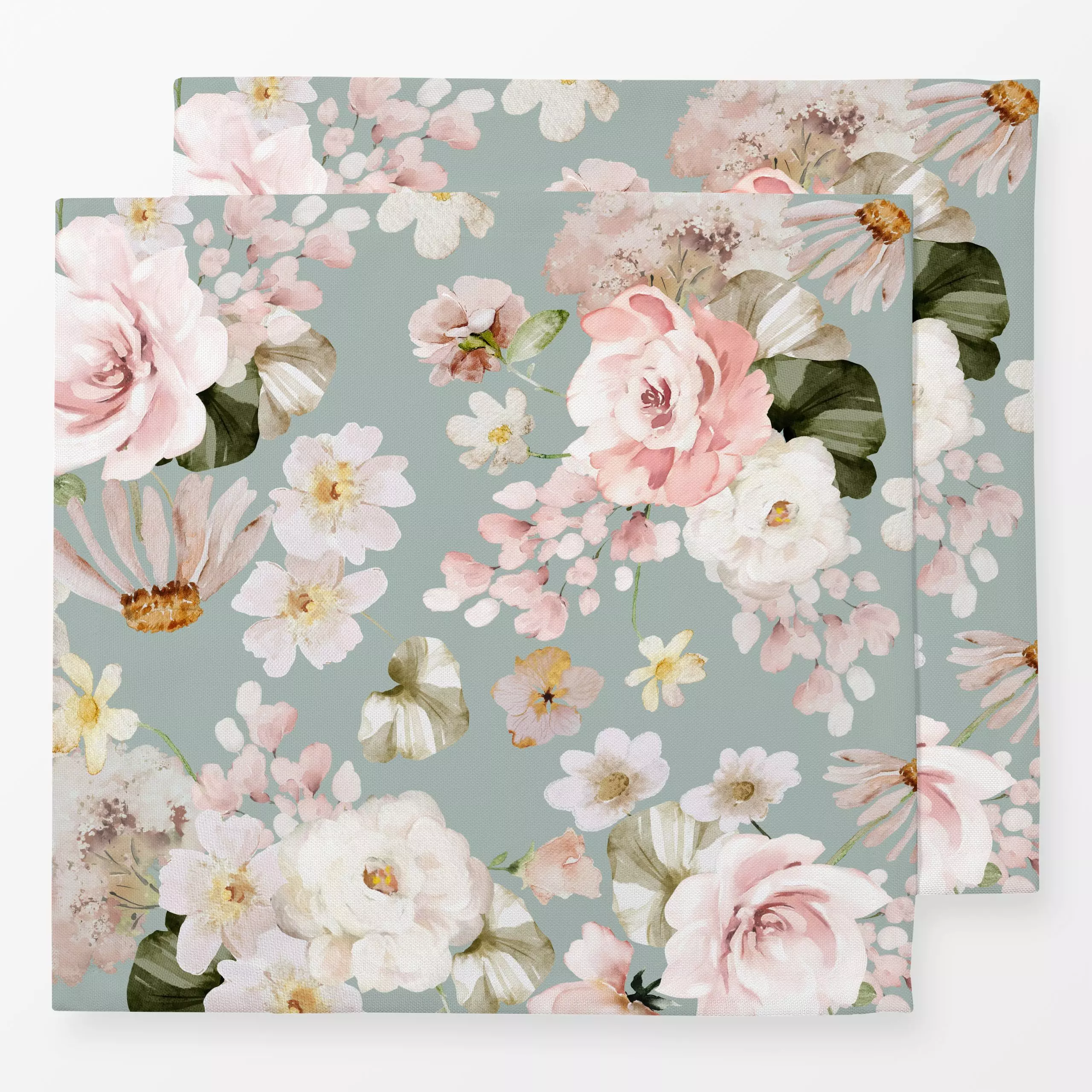 Servietten Sommerliche Blumenwiese - Blumen & Florales, Pflanzen & Botanik - von „Uta Naumann"; boho, skandinavisch, Blumen,...