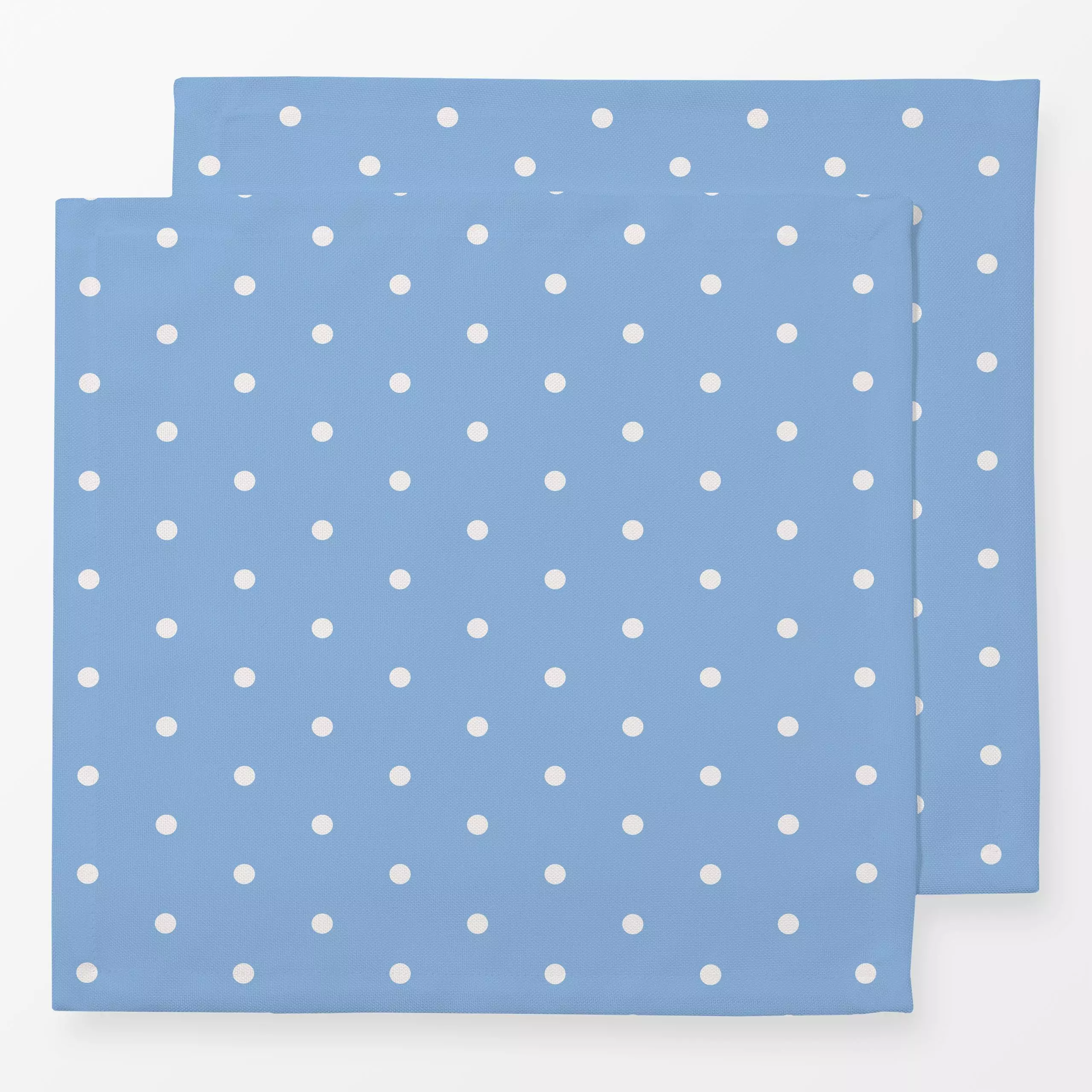 Servietten Azur Dots Blue - Sommer, Symbole & Muster - von „Sara Maria"; Punkte, Kinderzimmer, Sommer, Lustig, landhaus, Bab...