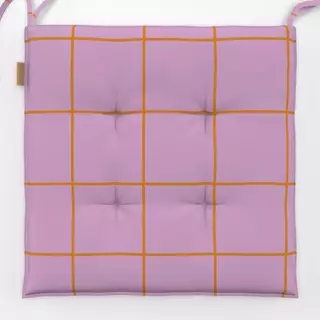 Sitzkissen Grid Red Rose