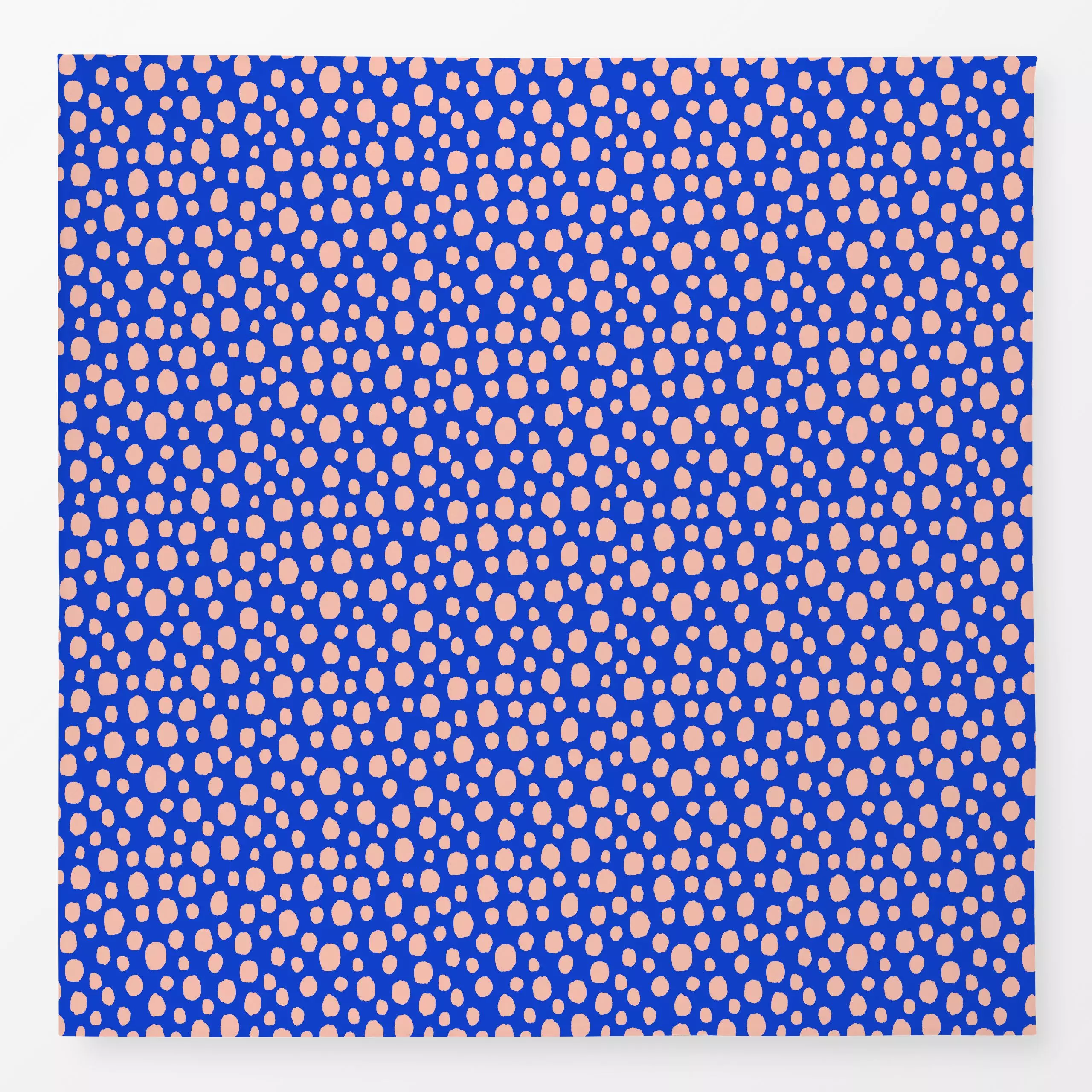 Tischdecke Kreidepunkte blau rosa - Symbole & Muster, Anlässe, Ostern - von „Maren Gross "; Punkte, rosa, Geschenk, Leo, ges...