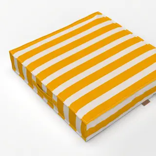 Bodenkissen Sunshine Yellow Stripes