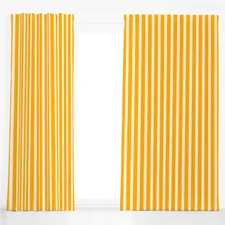 Dekovorhang Sunshine Yellow Stripes