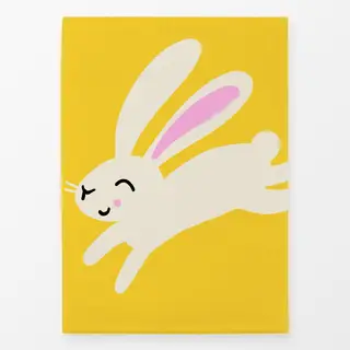 Geschirrtücher Hello Spring Hase gelb