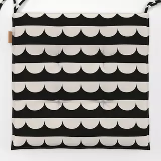 Sitzkissen Boho Waves black