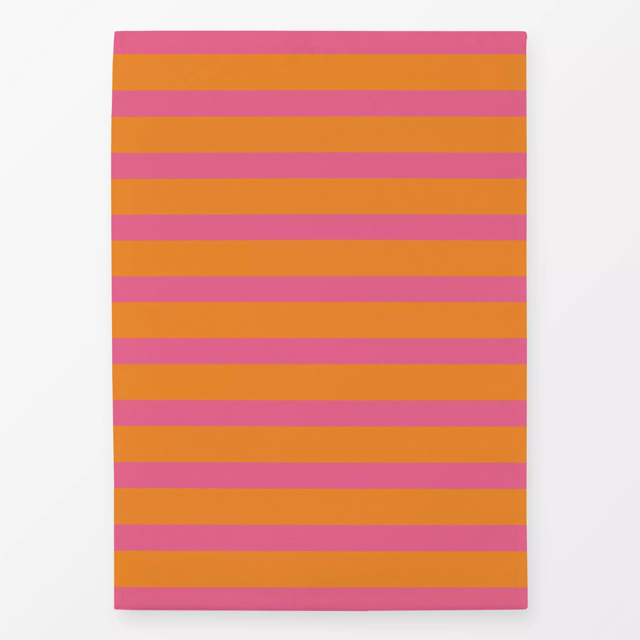 Geschirrtücher Rayas naranja y pink - Sommer, Symbole & Muster - von „Karen Menzenbach"; Muster, Streifen, rosa, Garten, Ora...