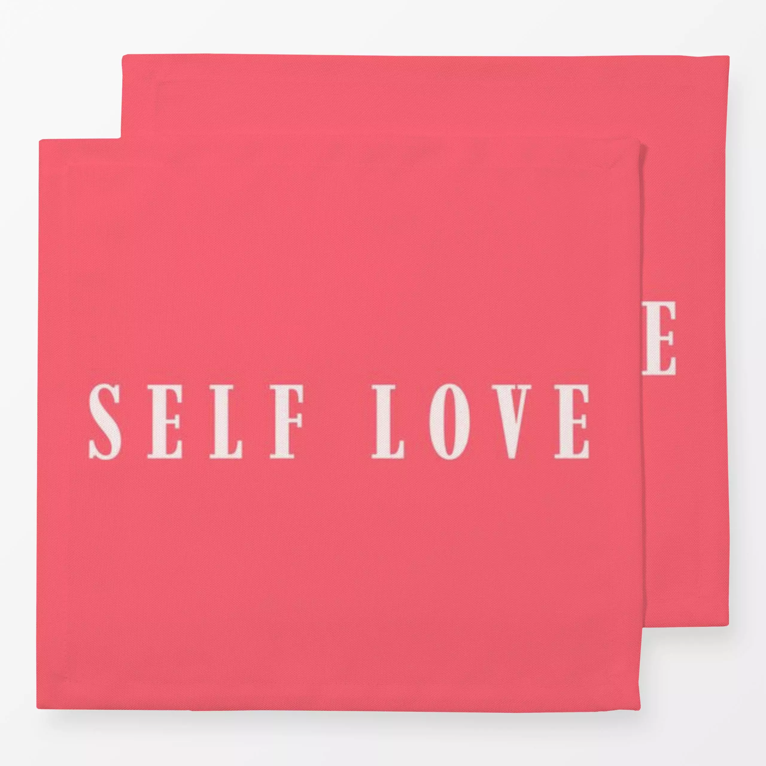Servietten Self Love Herz - Liebe, Romantik & Pride, Sprüche & Schriftzüge - von „Jana Moßmann"; Liebe, Herz, statement, sel...