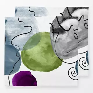 Servietten Abstrakt watercolor