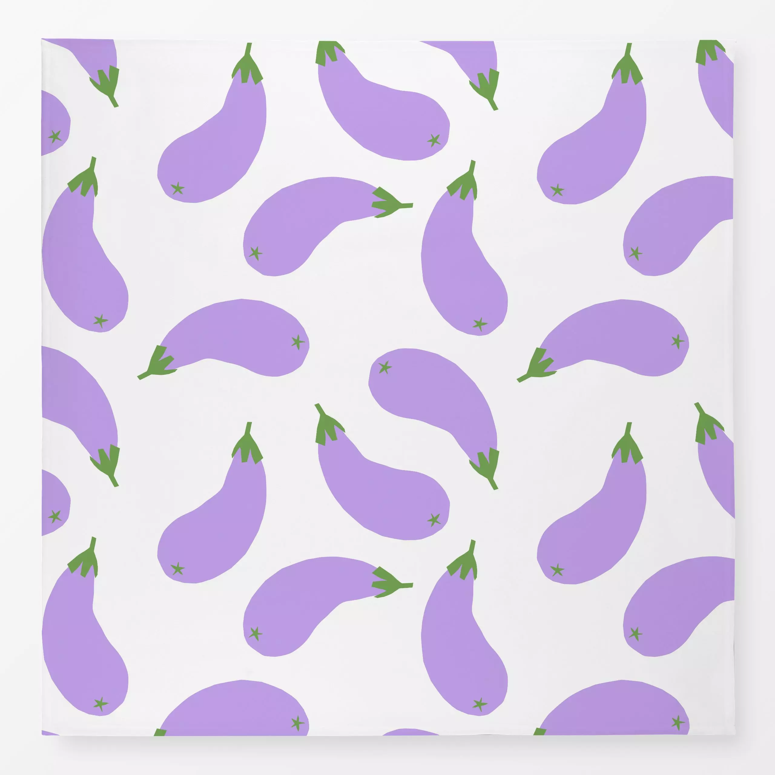 Tischdecke Eggplant Elegance - Küche, Essen & Trinken - von „Lisa Jasmin Bauer"; aubergine, cutouts, papercut, Gemuese, pape...