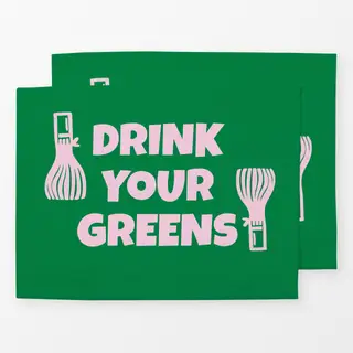 Tischset Drink Your Greens