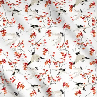 Meterware Asiatischer Chinoiserie Garten