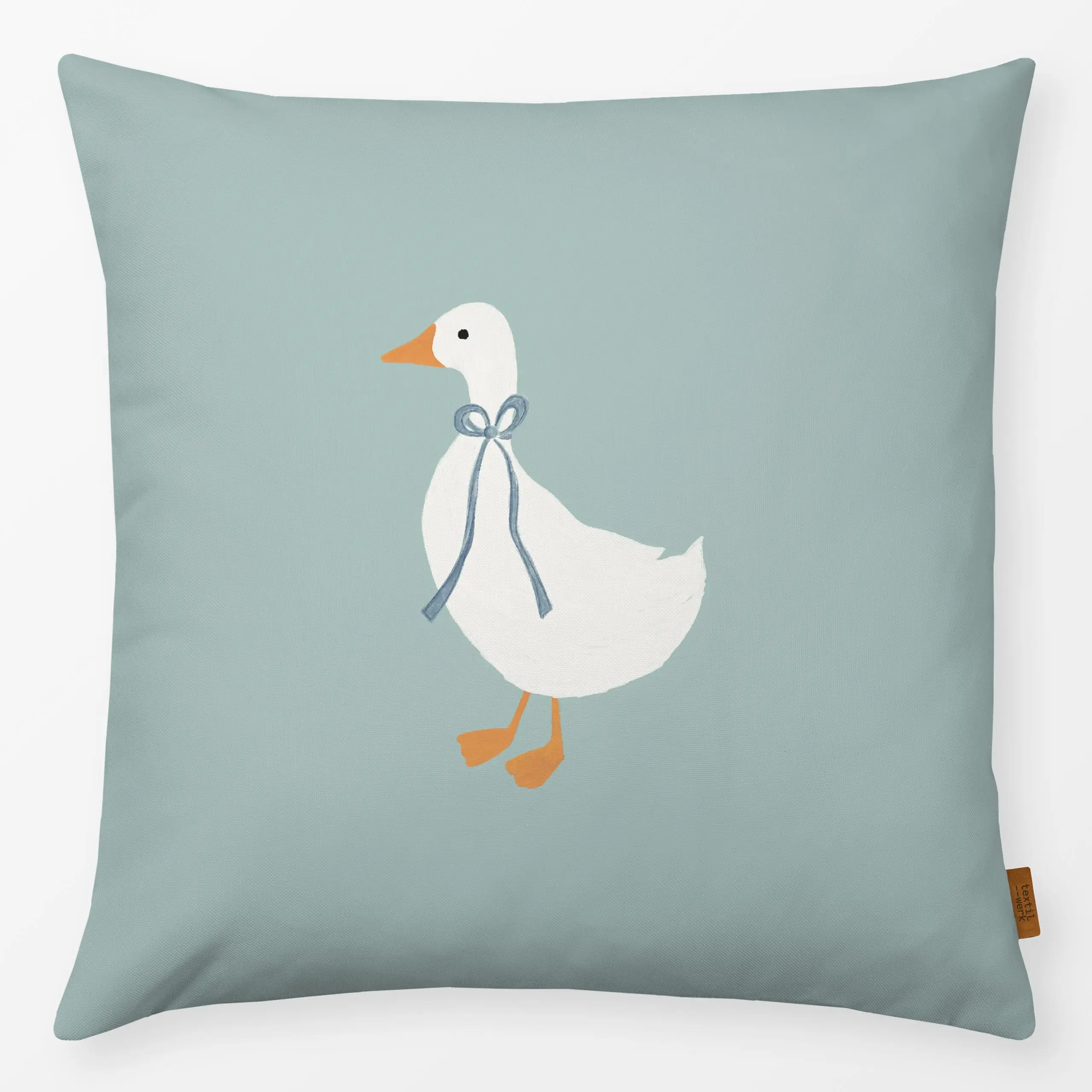 Kissen Landliebe Gans - Frühling, Kinderzimmer & Motive für Kinder, Tiere - von „Julia Schumacher"; Haus - & Bauernhoftiere,...