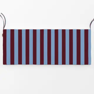 Bankauflage Cabana Streifen blau burgundy