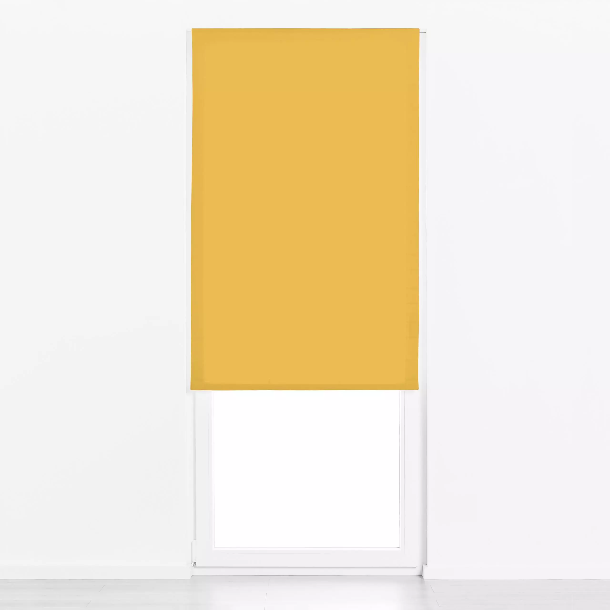 Raffrollo colors Gelb Baleares - Symbole & Muster - von „textilwerk colors"; bunt, gelb, schlicht, Farben, uni, einfarbig, t...