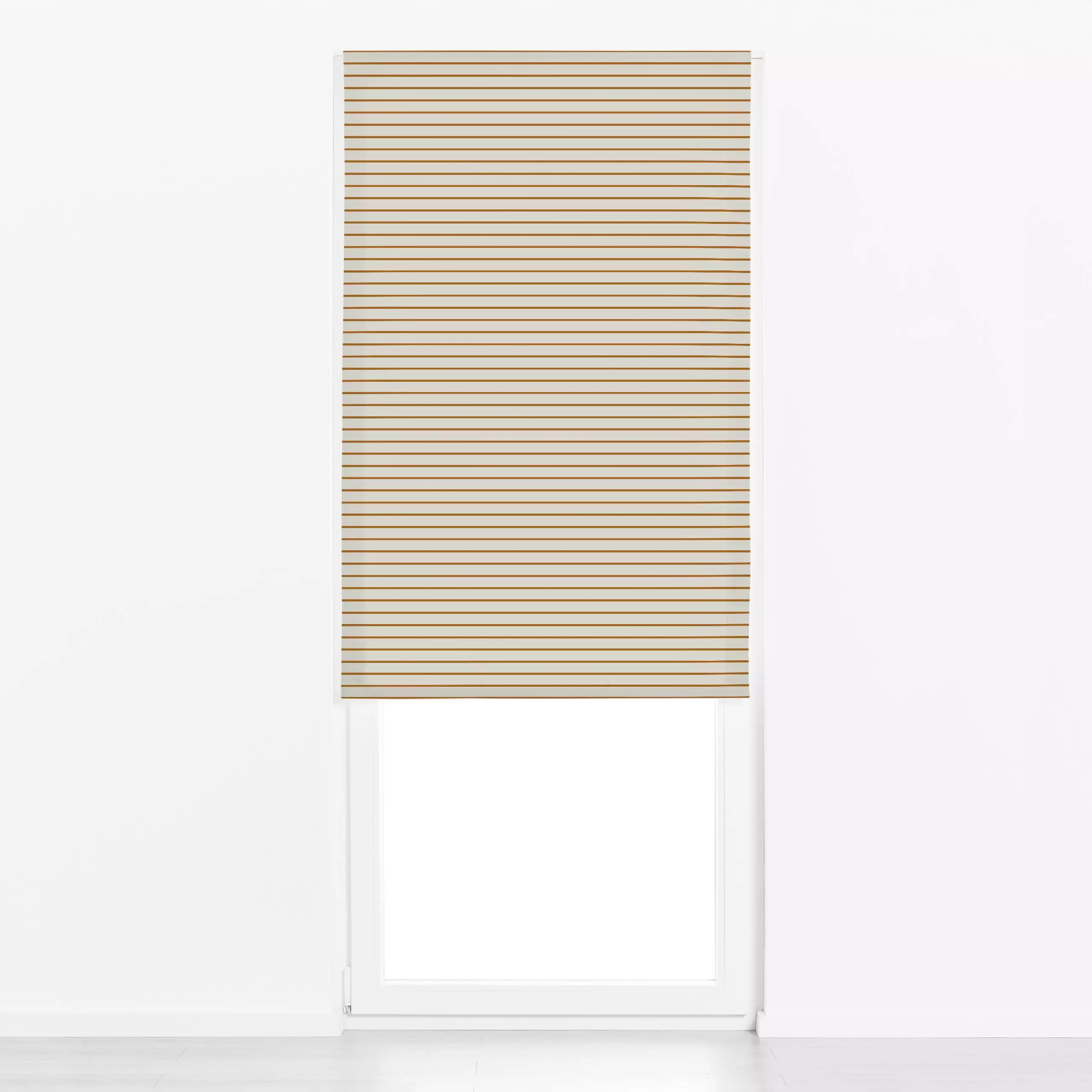 Raffrollo Streifen beige - Herbst, Symbole & Muster - von „Julia Schumacher"; Streifen, Wald, ocker, gestreift, juliaschumac...