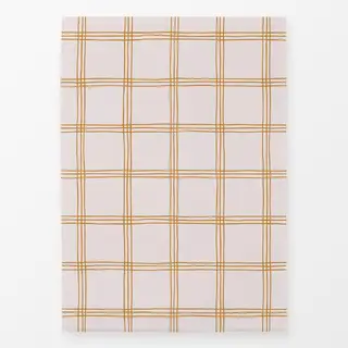 Geschirrtücher Karo Grid Muster Gelb Beige