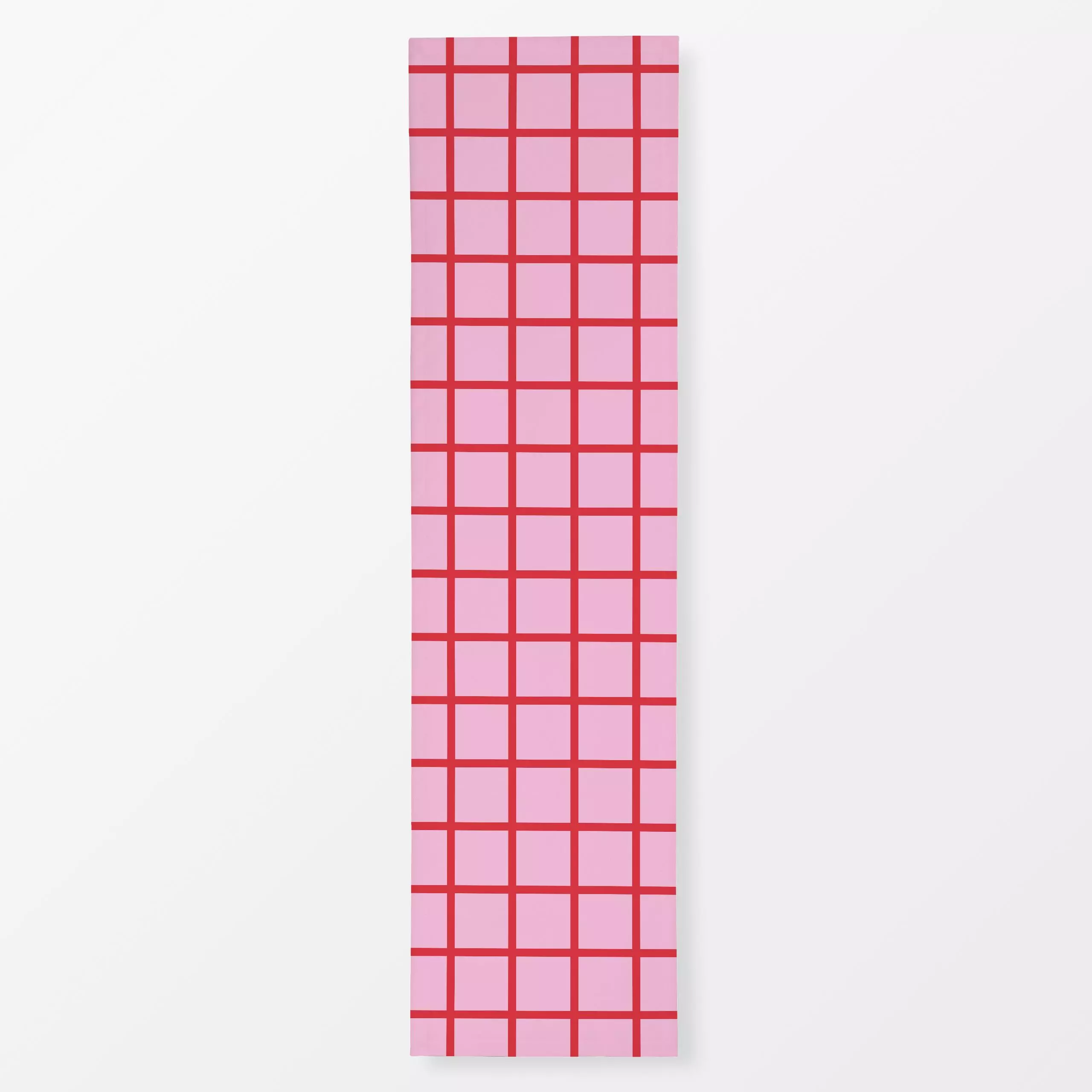 Tischläufer Karo rosa rot, gemustert, fürs Kinderzimmer, von Julia Schumacher