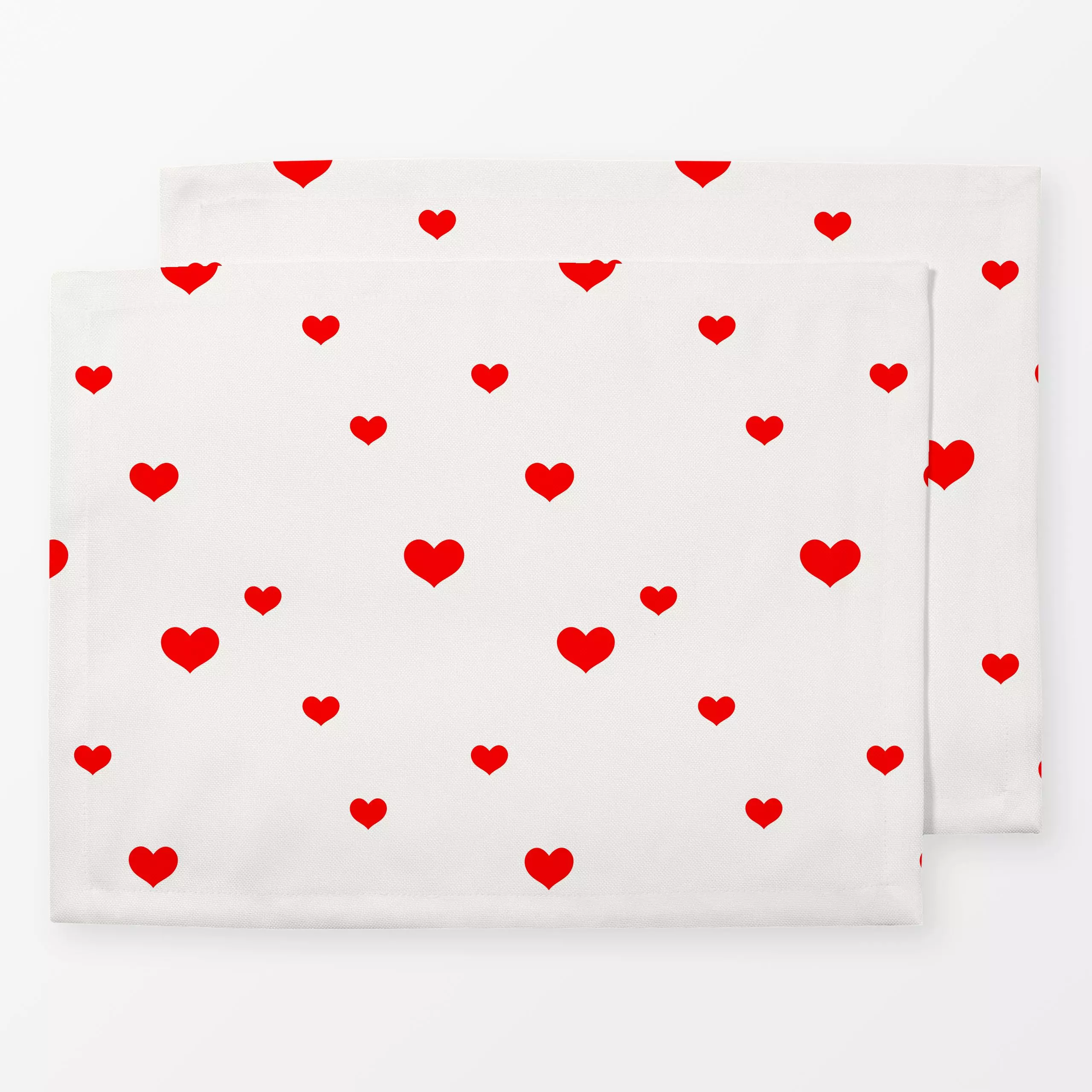 Tischset Dancing Hearts - Kinderzimmer & Motive für Kinder, Liebe, Romantik & Pride - von „Sara Maria"; Herzen, Paris, Nordi...