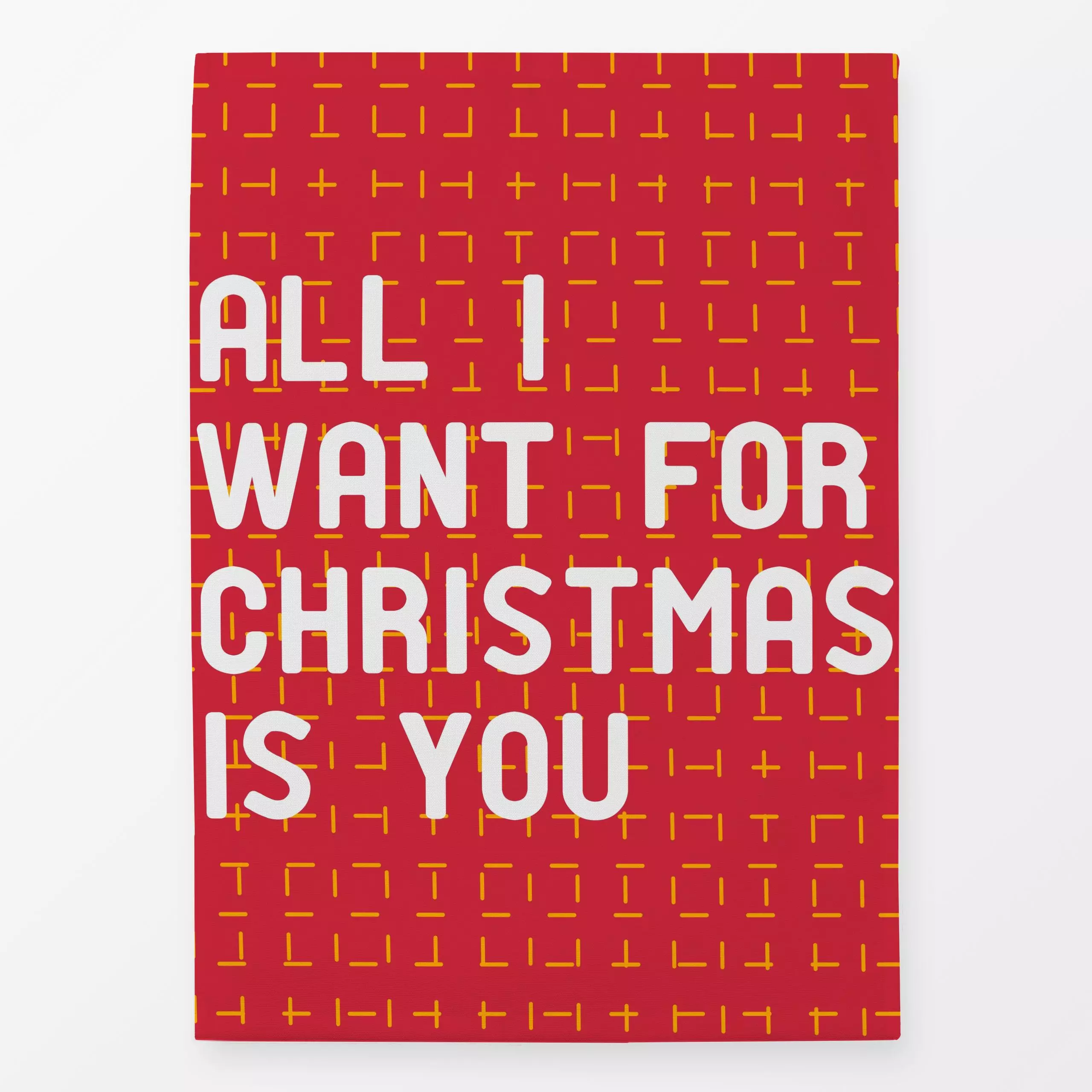 Geschirrtücher All I want for Christmas is - Liebe, Romantik & Pride, Sprüche & Schriftzüge, Weihnachten - von „Heyduda"; Mu...