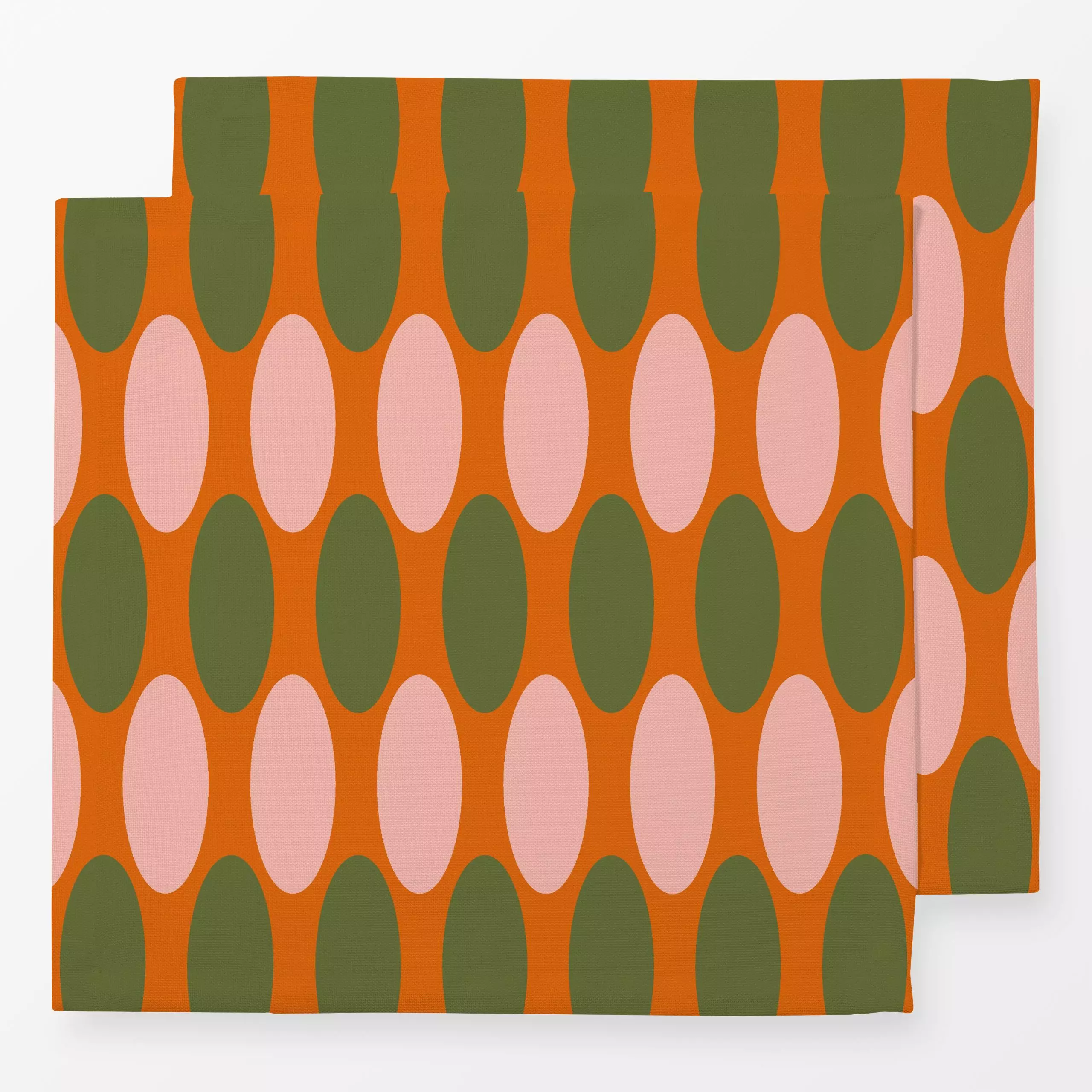 Servietten Small Ellipse - Herbst, Symbole & Muster - von „Kathrin Löffler"; Muster, abstrakt, modern, Herbst, pattern, colo...