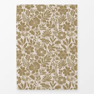 Geschirrtücher Charming Flower Shapes Beige