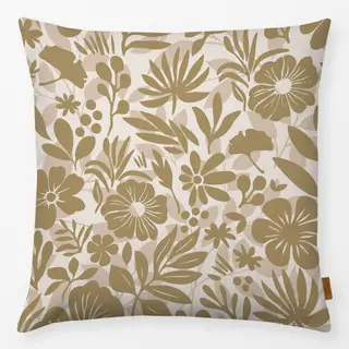 Kissen Charming Flower Shapes Beige