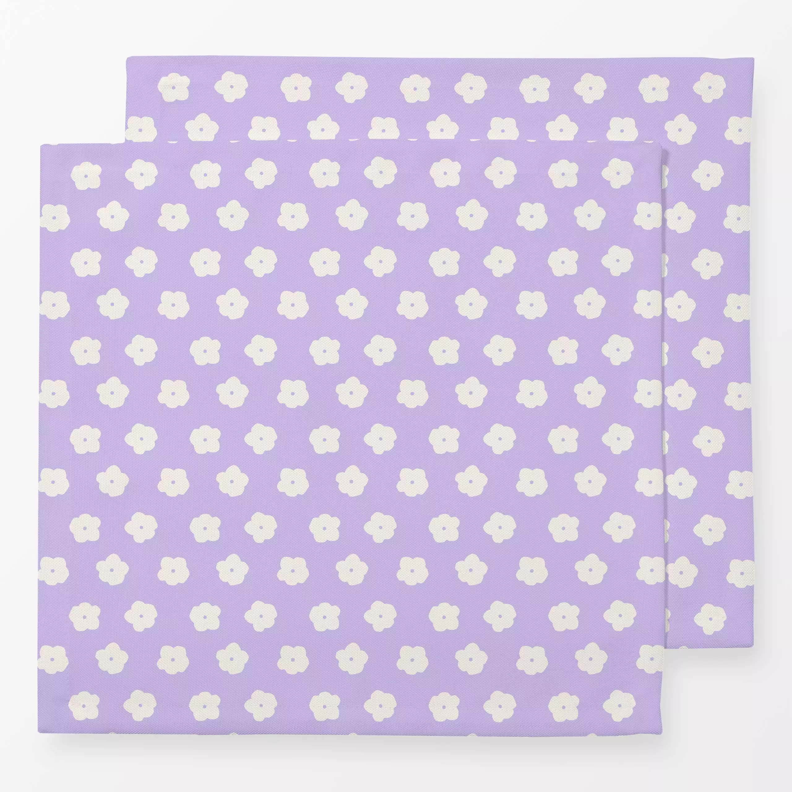 Servietten Blüten Lila - Blumen & Florales, Frühling - von „Studio Kesse"; Blumen, Retro, Blüten, Sommerblumen, Ostern, lila...