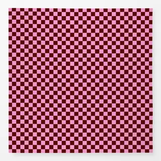Tischdecke Chess Pattern brown pink