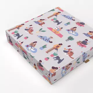 Bodenkissen Sunday with Cats