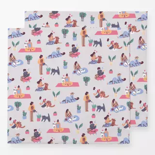 Servietten Sunday with Cats