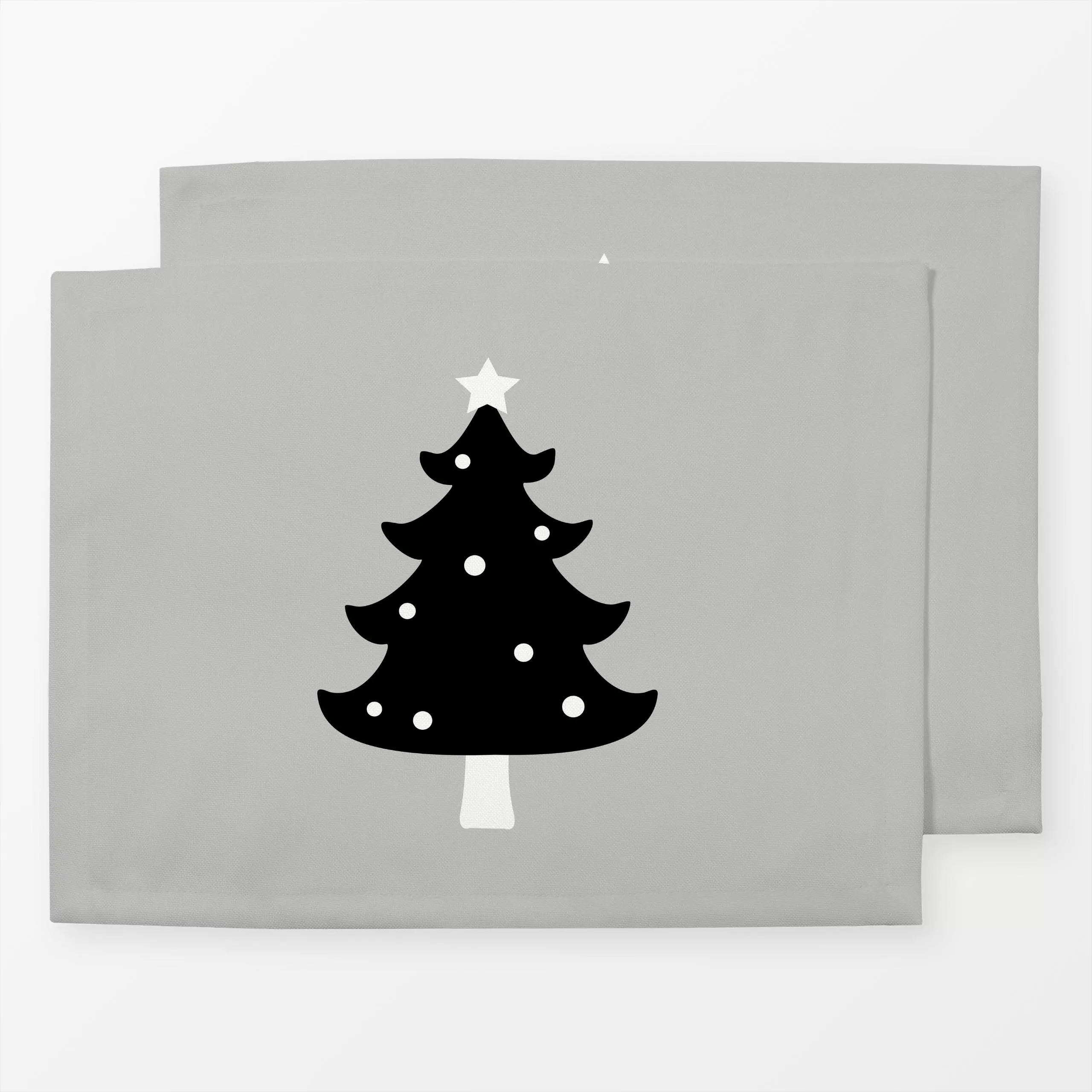 Tischset Sparkling Christmas Tree stone - Weihnachten, Winter - von „Karen Menzenbach"; Tanne, Tannenbaum, Weihnachten, Wint...